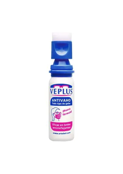 Veplus Antivaho para Gafas 15ml - Dosificador de 200 Dosis de Larga Duración