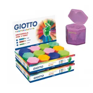 Giotto Afilalápices Con Depósito 3 Agujeros Surtidos