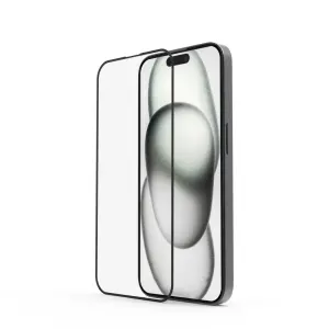 Hama Extreme Protect Protector de Pantalla para iPhone 15 - Vidrio Templado 10H - Antihuellas - Transparente