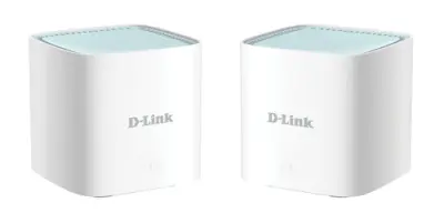 D-Link Eagle Pro M15 Mesh WiFi 6 AX1500 Kit 2 Uds Interior 1 Puerto Giga 1 Puerto WAN