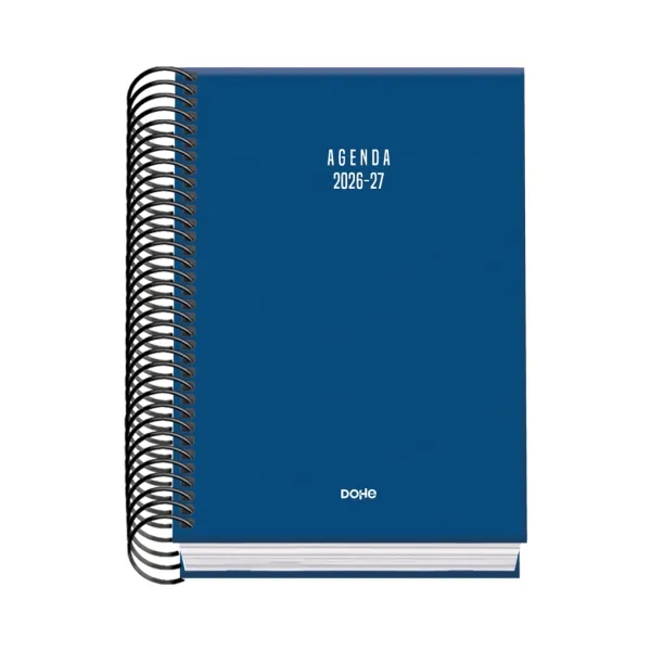 Dohe Agenda Escolar Basic Colour Vibes A6 Espiral Cartón Forrado 2026-2027