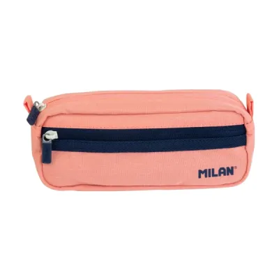 Milan Portatodo Rectangular 2 Cremalleras Serie 1918 Rosa