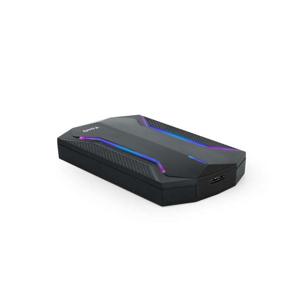 Tooq Caja Externa Gaming Para Discos De 2,5” Hdd/Ssd - Color Negro