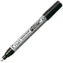 Pilot Marcador Permanente Desechable Plata Medio