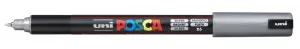Posca Marcador PC-1MR Punta Extrafina 0.7mm No Permanente Plata