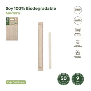 Paletina de Madera 140x5x1 mm en Funda de Papel - Varias