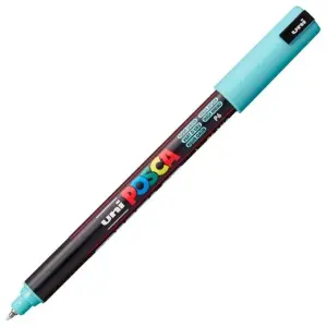 POSCA Marcador PC-1MR No Permanente Punta Extrafina 0.7mm Verde Marino