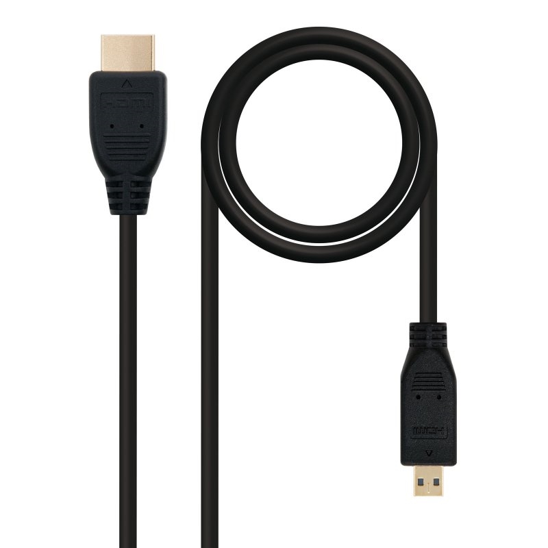 Nanocable Cable Micro Hdmi 1.4  A/M-D/M 0.8 M