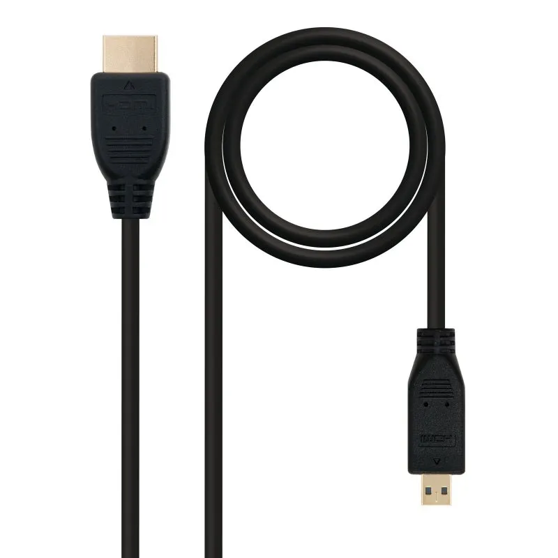 Nanocable Cable Micro Hdmi 1.4  A/M-D/M 0.8 M