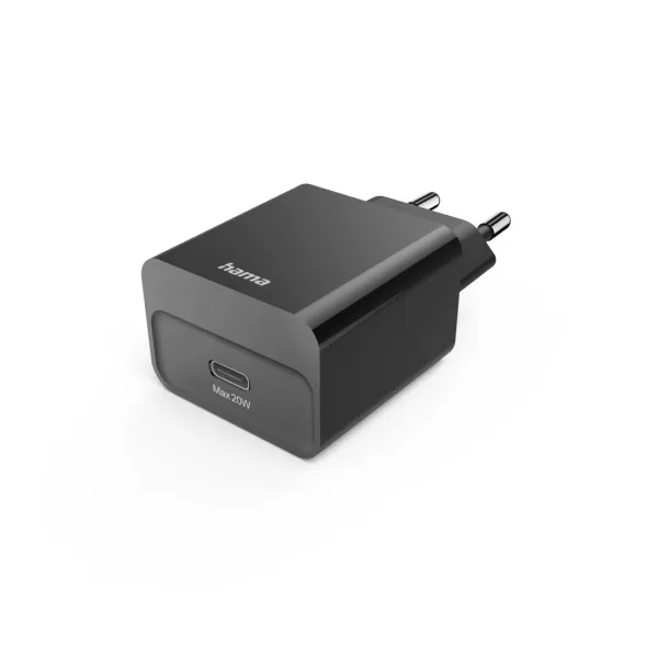Hama Cargador De Pared - Potencia 20W - Usb-C - Power Delivery - Color Negro