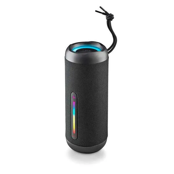Ngs Roller Furia 2 Altavoz Bluetooth 30W Tws - Iluminacion Led - Autonomia Hasta 9H - Resistencia Al Agua Ipx7 - Color Negro