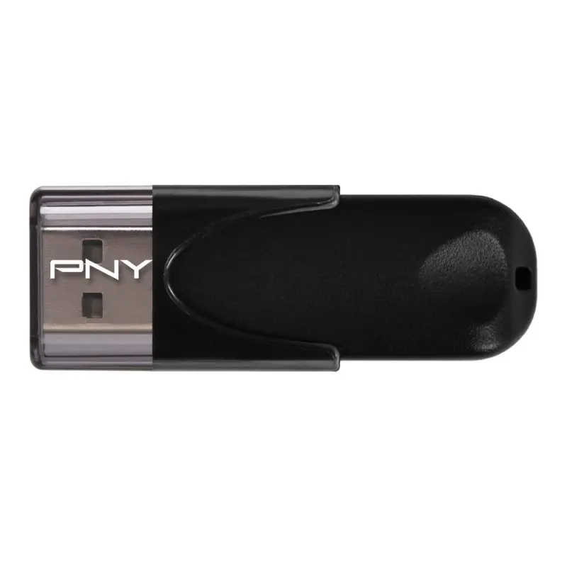 PNY Attaché 4 USB 2.0 64GB Unidad Flash USB Tipo A Negra
