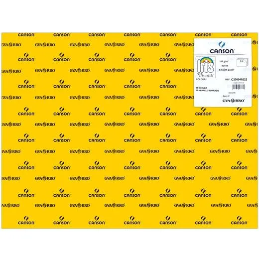 Iris Cartulina 50X65Cm 185Gr Gualda -25U-