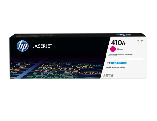 HP Tóner Magenta LaserJet Pro 410A para M452DN, M452NW, M377DW, M477FDN, M477FDW, M477FNW