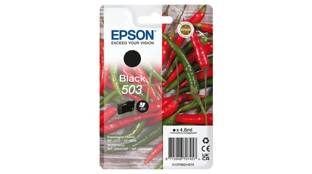 Epson 503 Cartucho de Tinta Negro Original
