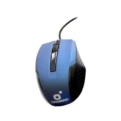 Cromad X53 Ratón USB 2.0 Ambidiestro con Cable de 1.50m y 3 Botones