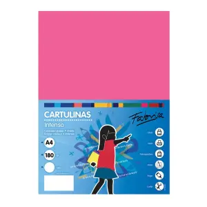 Fabrisa Pack de 50 Cartulinas A4 180 g/m² Color Fucsia