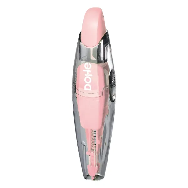 Dohe Cinta Correctora 5mm x 6m Pulsador Retráctil Recargable Ergonomico Rosa