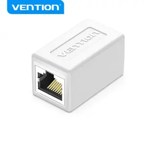 Vention Adaptador RJ45 Cat6 FTP Hembra a Hembra - Blanco