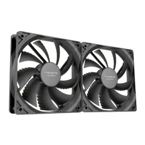 TACENS Anima AF12X2 Ventilador Interno 12x12 14DB Fluxus Bearing Pack 2 Negro