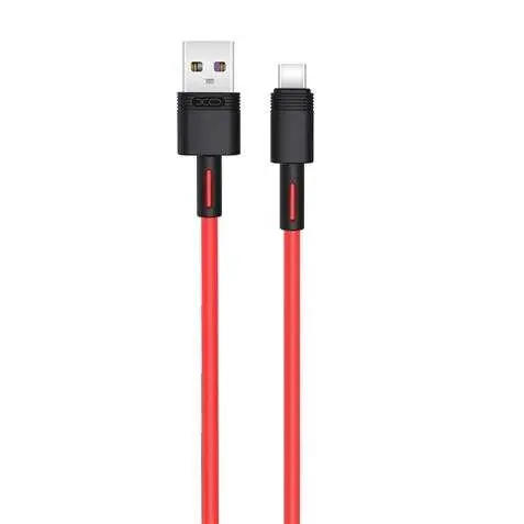XO Cable USB Tipo C Carga Rápida 5A 1m Color Rojo