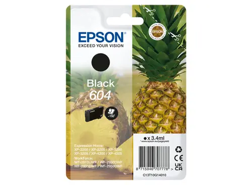 Epson 604 Cartucho de Tinta Negro Original