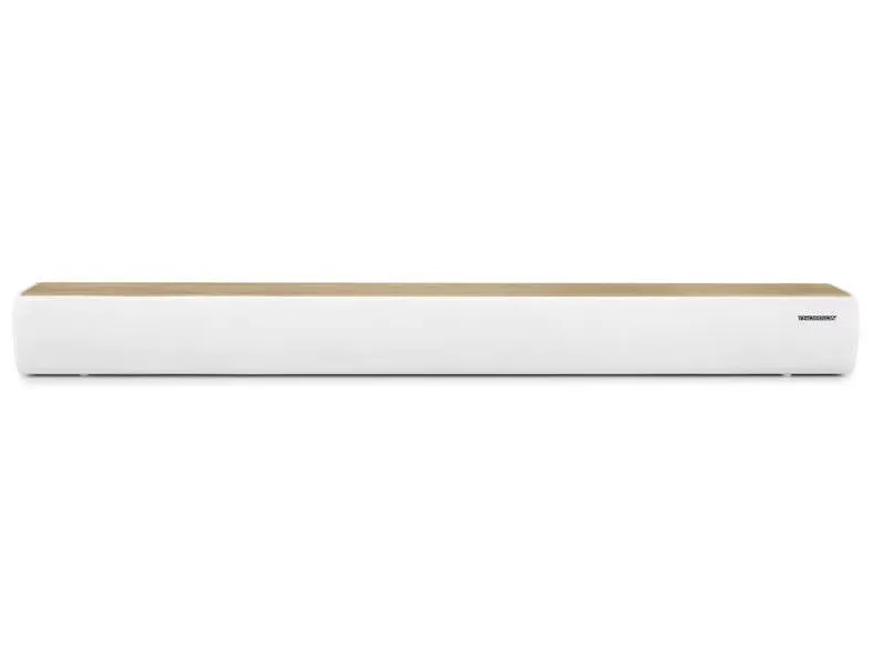 Thomson Sb401Bt Barra De Sonido 200W - Bluetooth 5.0 - Entrada De Audio De Tv, Optica,  Aux-In De 3,5Mm Y Lector Usb - Color Madera/Blanco