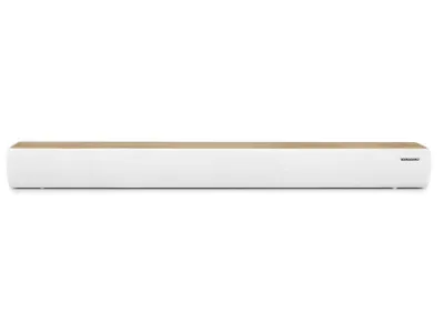 Thomson SB401BT Barra de Sonido 200W - Bluetooth 5.0 - Entrada Óptica, AUX y USB - Madera/Blanco