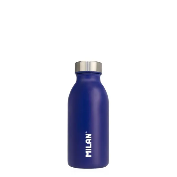 Milan Botella Isotérmica 0.35L Doble Pared Acero Inoxidable Azul