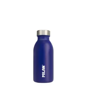 Milan Botella Isotérmica 0.35L Doble Pared Acero Inoxidable Azul