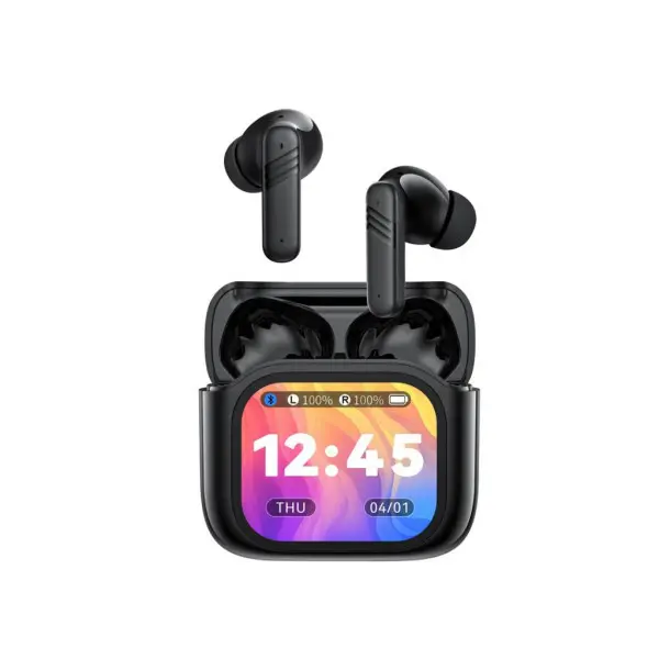 XO X50 Auriculares TWS Bluetooth 6.0 con Cancelación de Ruido ANC y Pantalla Táctil