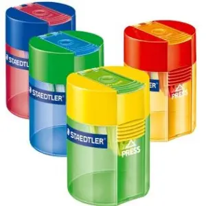 Staedtler Afilalápices 511 Con Depósito Transparente, Colores Surtidos