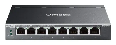 TP-Link Switch 8xGbE PoE+ Acero Desktop ES208GP
