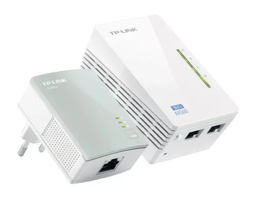 TP-LINK TL-WPA4220KIT 300MB AV600 WiFi Powerline con 2 Puertos Ethernet
