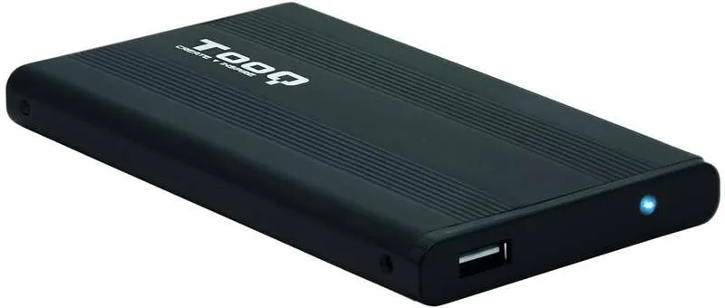 TooQ TQE-2510B Caja Externa 2.5" USB 2.0 para HDD SATA de Hasta 9.5mm Negra