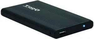 TooQ TQE-2510B Caja Externa 2.5" USB 2.0 para HDD SATA de Hasta 9.5mm Negra