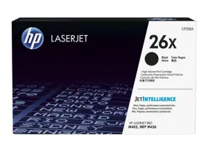HP Toner Negro LaserJet Pro 26X para M402DN, M402N, M402D, M426DW, M426FDN, M426FDW