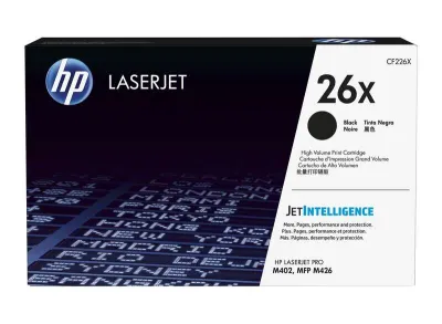 HP Toner Negro LaserJet Pro 26X para M402DN, M402N, M402D, M426DW, M426FDN, M426FDW