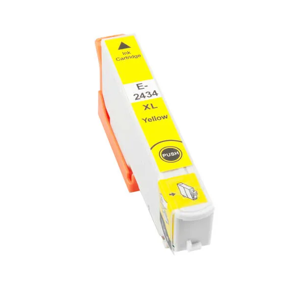 Epson T2434/T2424 (24Xl) Amarillo Cartucho De Tinta Generico - Reemplaza C13T24344012/C13T24244012