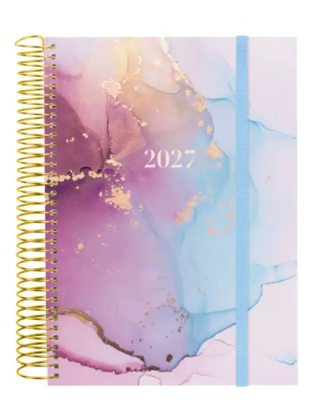Finocam Agenda Anual 2027 Goldy - 1 Día por Página - Formato E10 - 155x212mm - Espiral