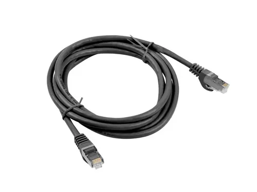 Lanberg Cable de Red Cat6 F/UTP Negro 0,5 m PCF6-10CC-0050-BK