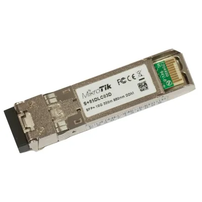 Mikrotik S+85DLC03D Módulo SFP+ Multi Modo 300m