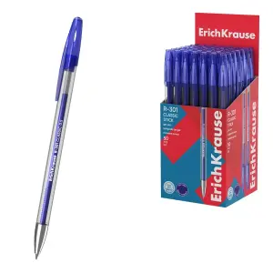 ErichKrause R-301 Gel Stick Bolígrafo 0.5mm Punta - Tinta Azul Resistente al Agua