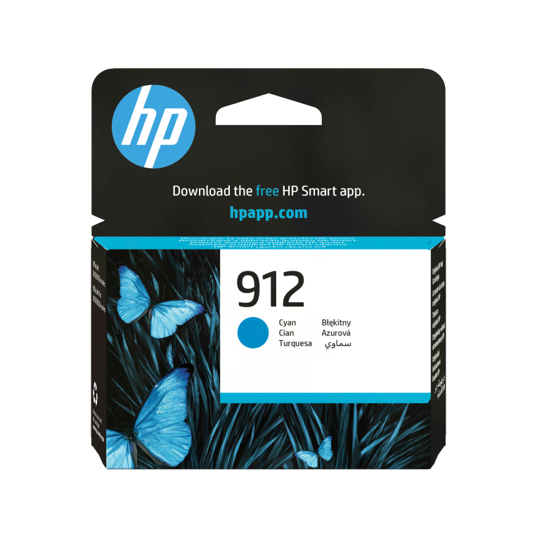 Hp Cartucho De Tinta Original 912 Cian