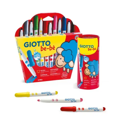Giotto Rotuladores Be-Bé Súper Colores Surtidos Estuche 12 Ud