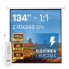 iggual Pantalla Eléctrica 1:1 134" 240x240 cm