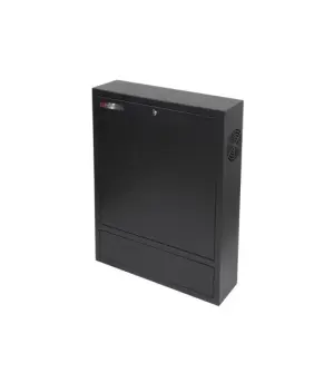 WP Rack & Cabling Armario Mural Vertical 4U con Cerradura de Seguridad - 600x150x750mm - Negro