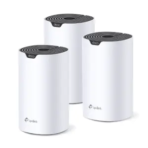 TP-Link Deco S7 (3-Pack) Doble Banda Wi-Fi 5 (802.11ac) Blanco y Negro