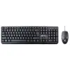 Cromad Pack Teclado USB y Ratón 1000 DPI con 3 Botones
