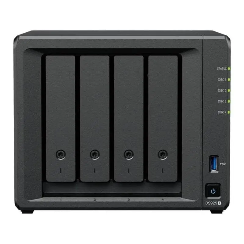 Synology Ds925+ Nas 4Bay Diskstation 2X2.5Gbe